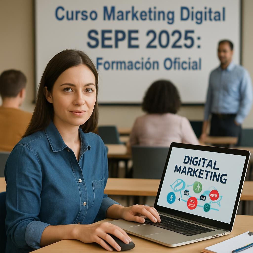 Curso Marketing Digital SEPE 2026: Gratis, SEO + SEM + Redes