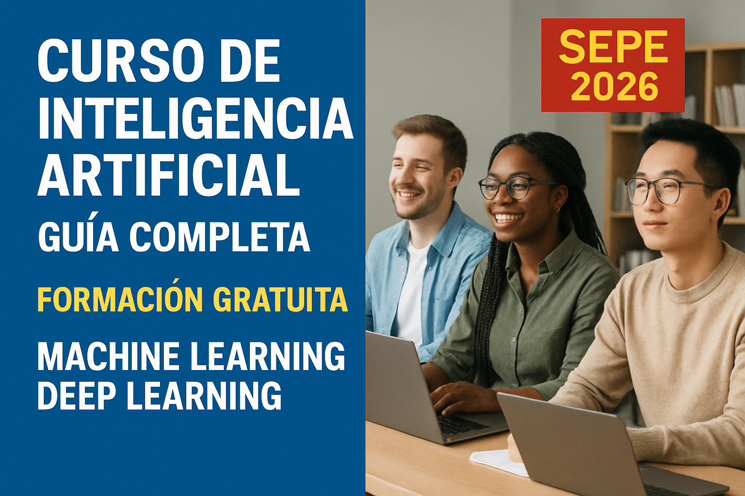 Curso de inteligencia artificial SEPE 2026 — formación gratuita