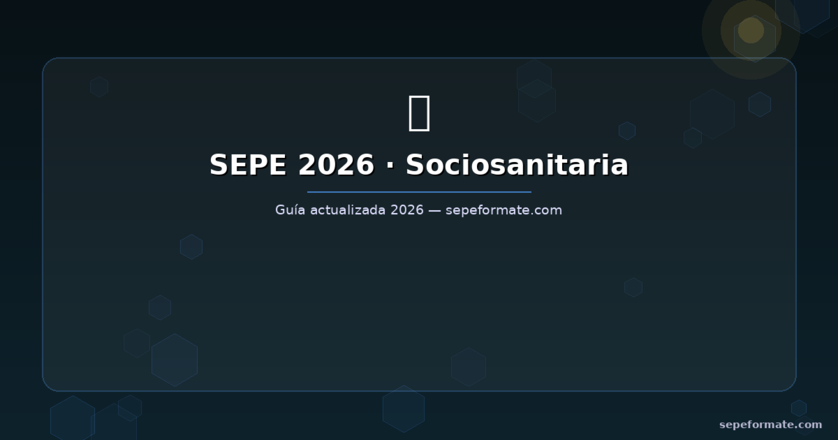 Cómo apuntarse a los cursos SEPE en atención sociosanitaria: guía práctica 2026