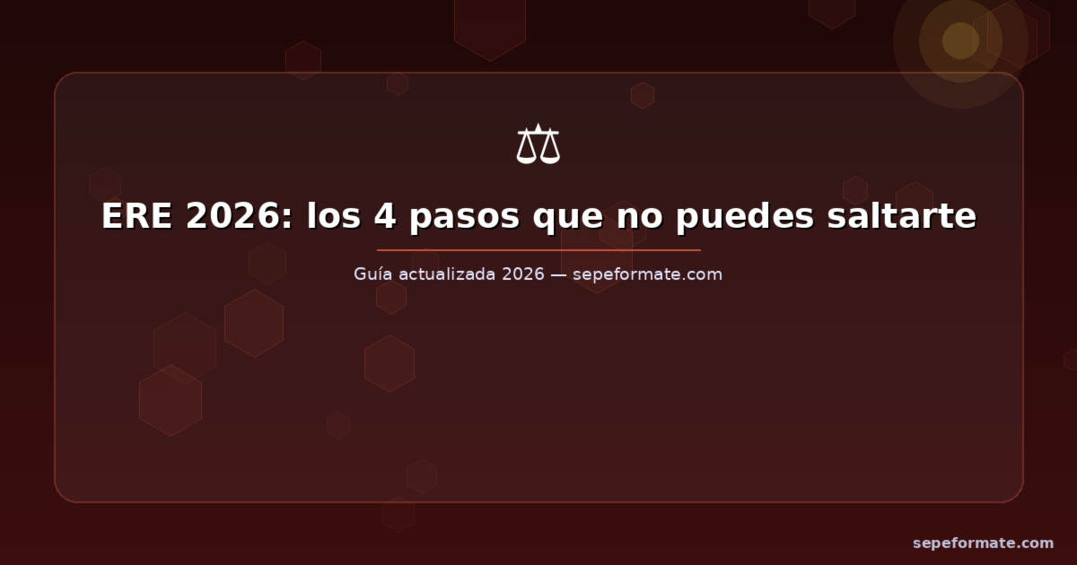 ERE 2026: Derechos del Trabajador Afectado Paso a Paso