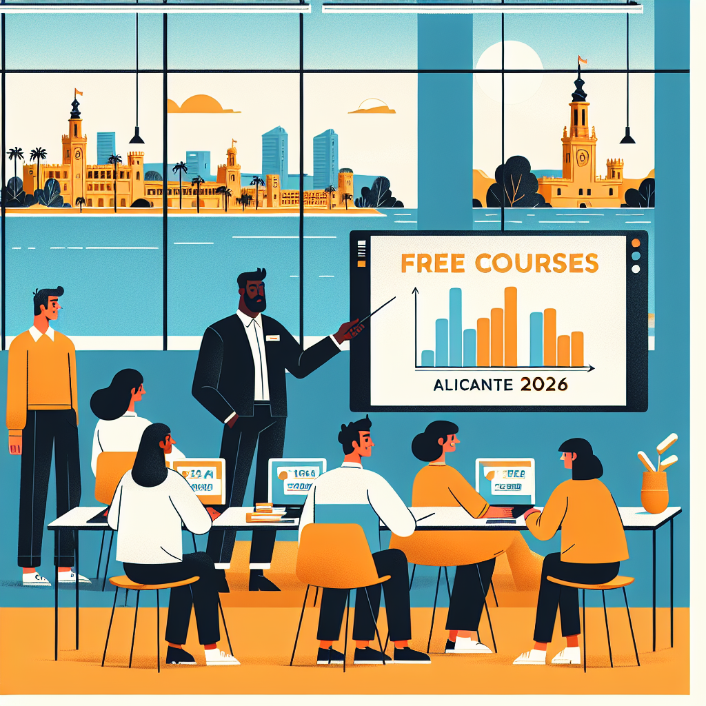 Cursos SEPE gratis en Alicante 2026: oferta LABORA y FUNDAE