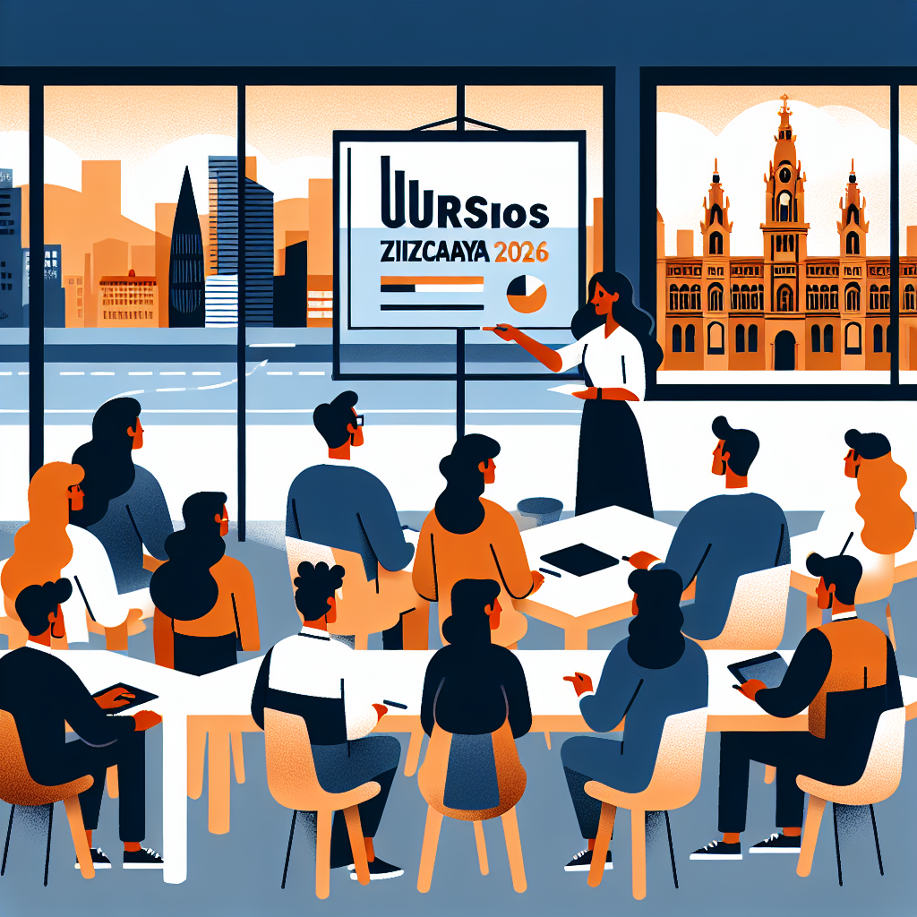 Cursos SEPE gratis en Vizcaya 2026: oferta Lanbide y FUNDAE