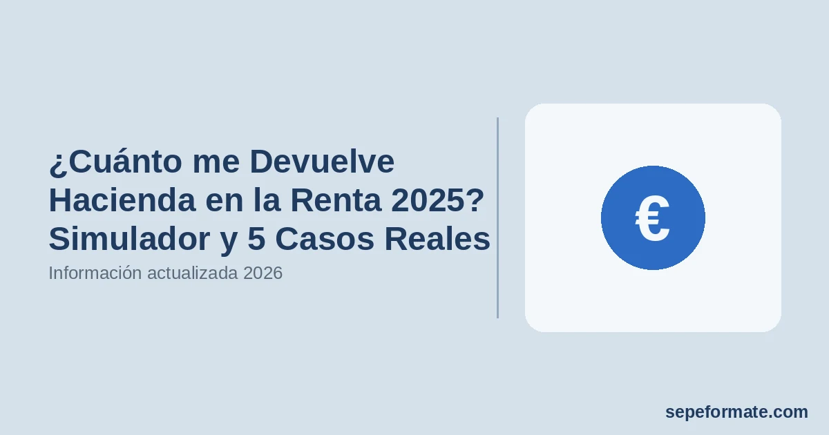 ¿Cuánto me Devuelve Hacienda en la Renta 2025? Simulador y 5 Casos Reales